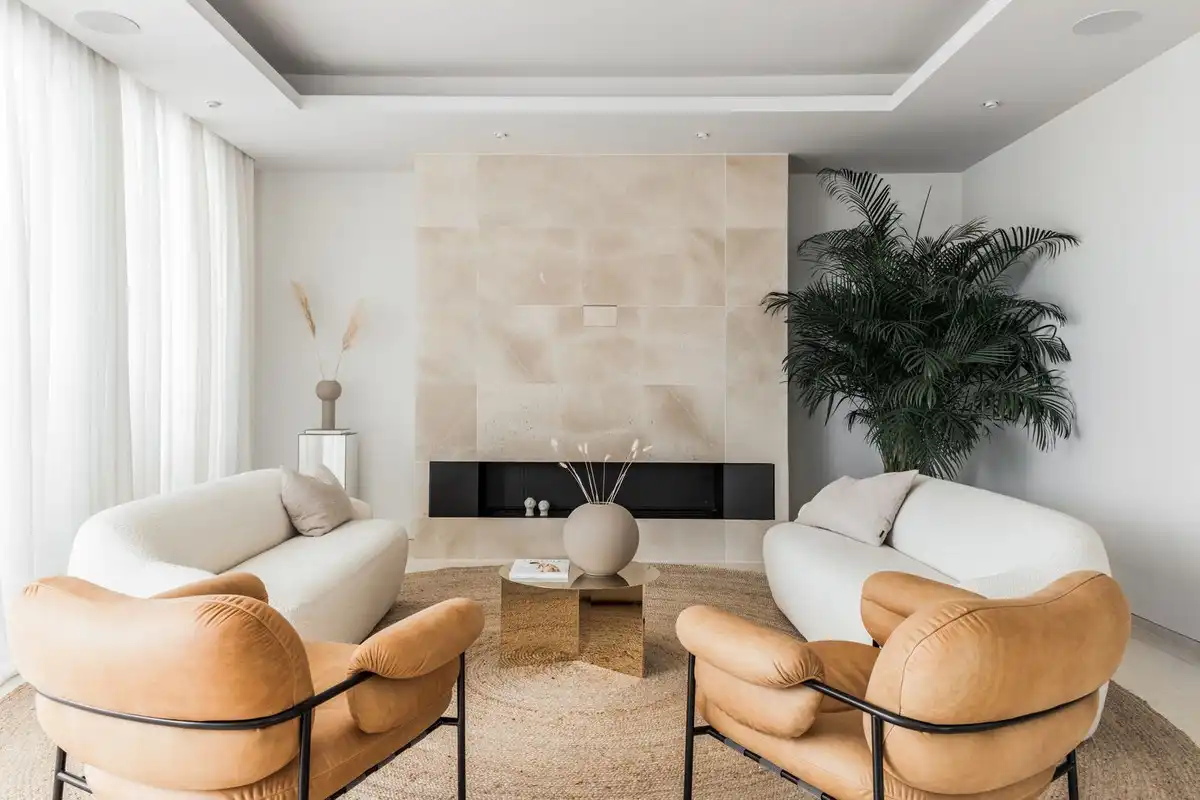 Sala de estar de Casa o chalet en venta en Marbella con Aire acondicionado, Jardín privado y Terraza