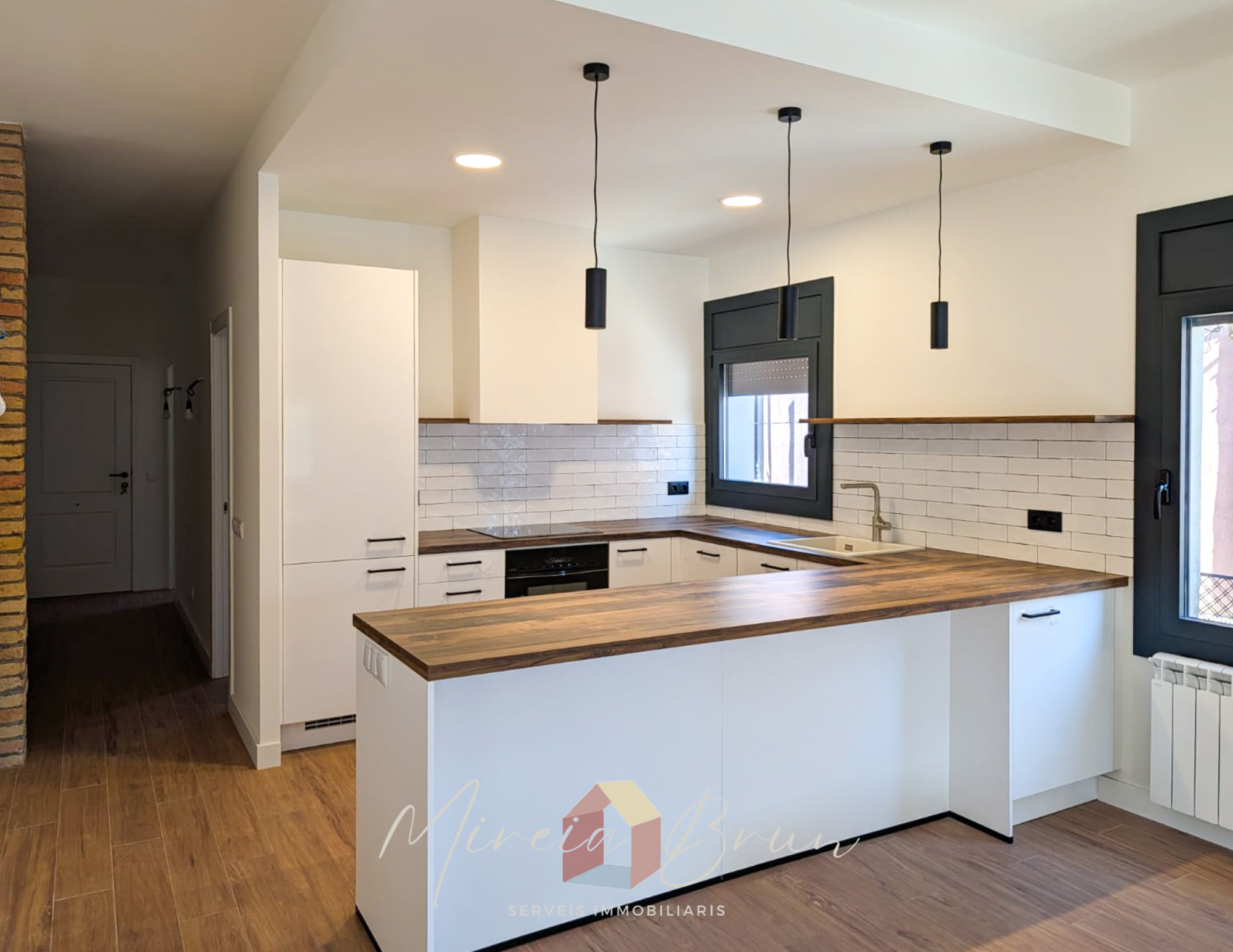 Kitchen of Flat for sale in Sant Quirze de Besora  with Heating, Microwave and TV