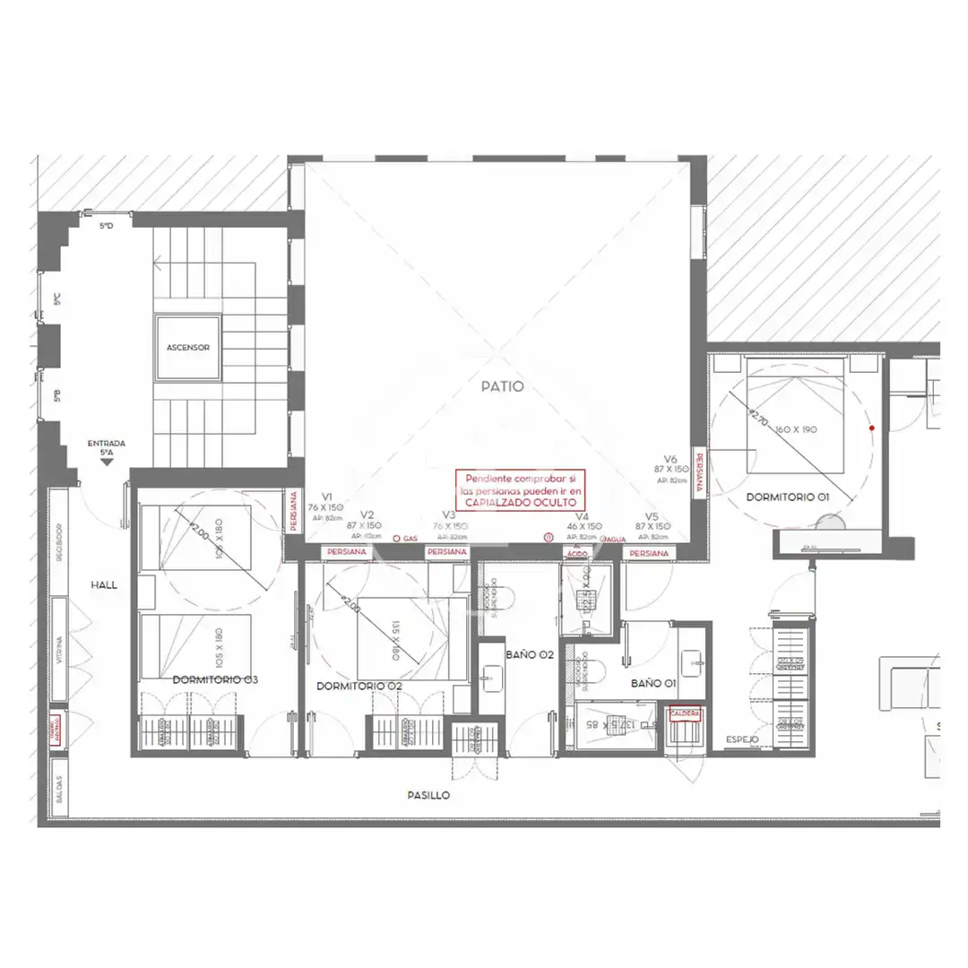 Flat for sale in Madrid  with Air Conditioner, Heating and Furnished