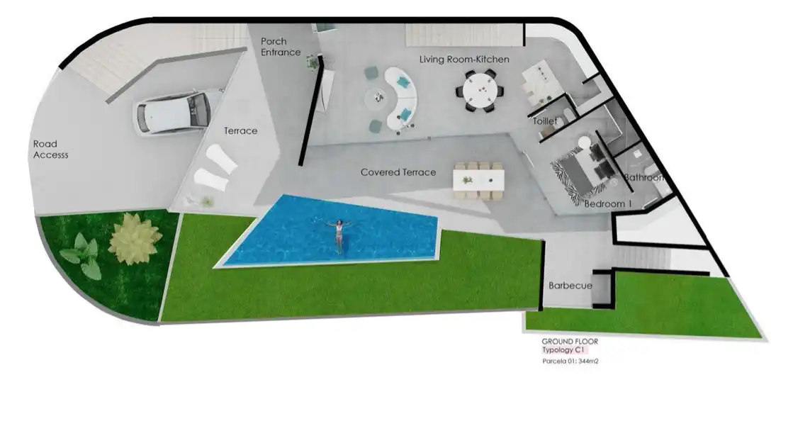 Villa mit Pool zum Verkauf in Alcassar, imagen 6