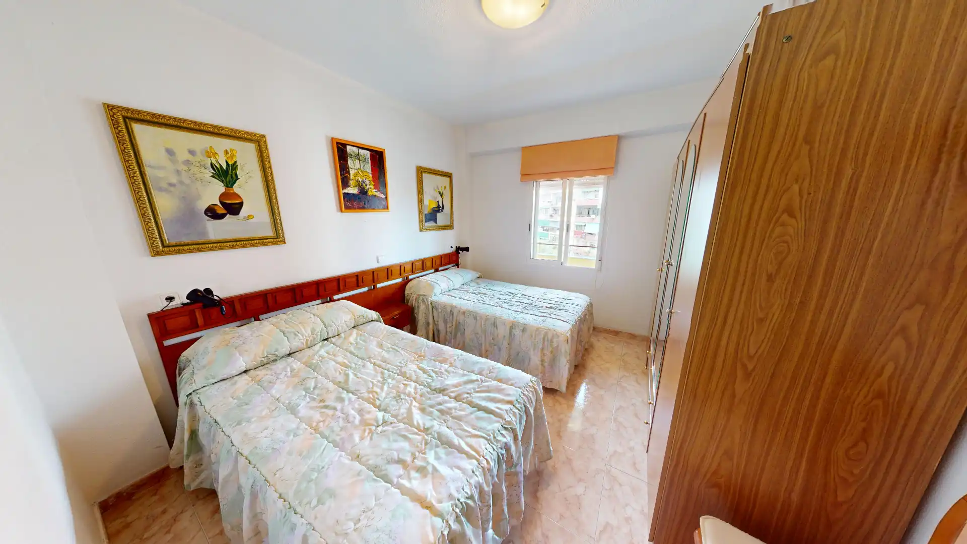 Bedroom of Flat for sale in Alicante / Alacant  with Air Conditioner, Furnished and Balcony