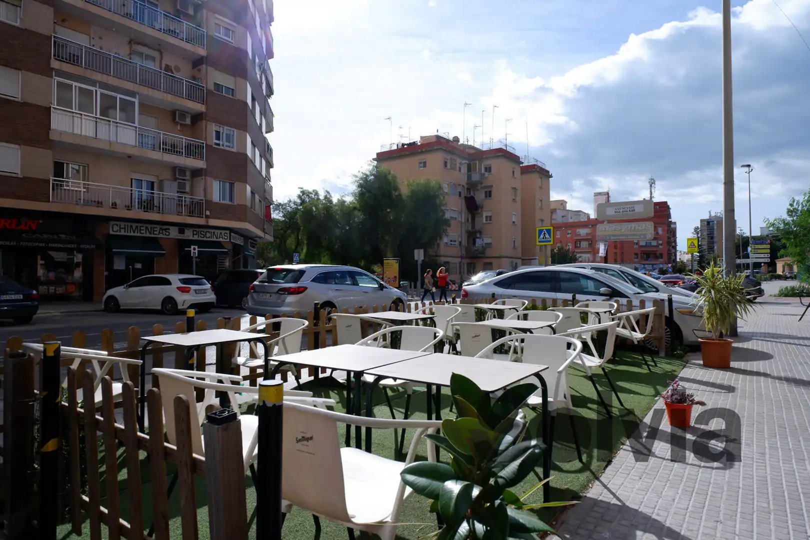 Terrasse von Geschaftsraum zur ubertragung in Sagunto / Sagunt mit Klimaanlage, Heizung und Terrasse