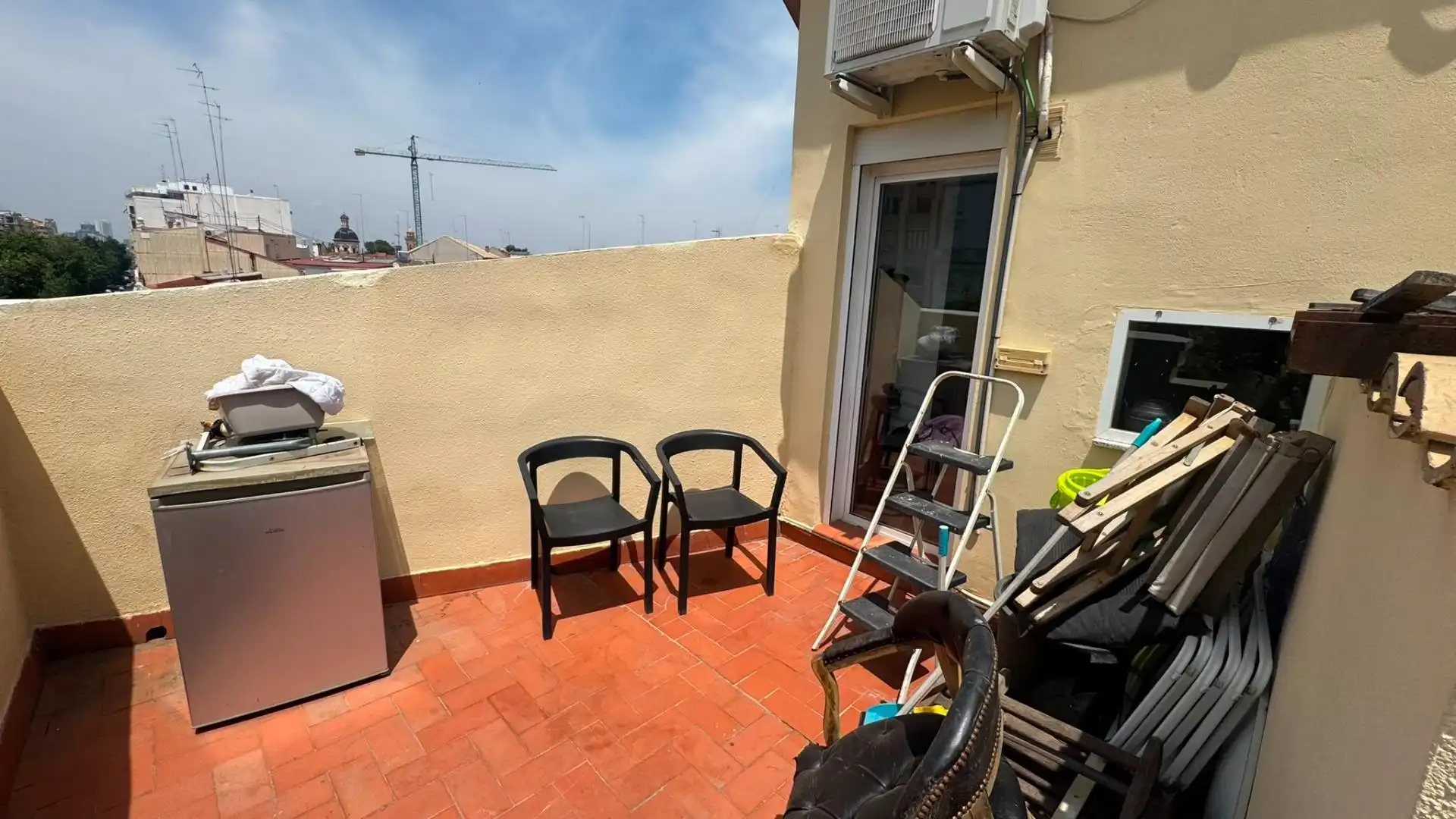 Terrassa de Àtic de lloguer en Valencia amb Aire condicionat, Calefacció i Parquet