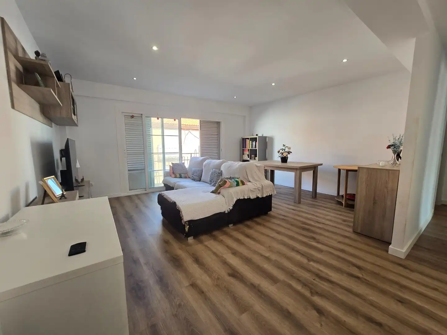 Sala d'estar de Pis en venda en  Palma de Mallorca amb Aire condicionat, Parquet i Balcó