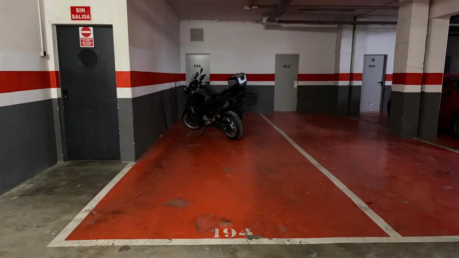 Parking of Flat for rent in Mislata  with Air Conditioner, Parquet flooring and Storage room