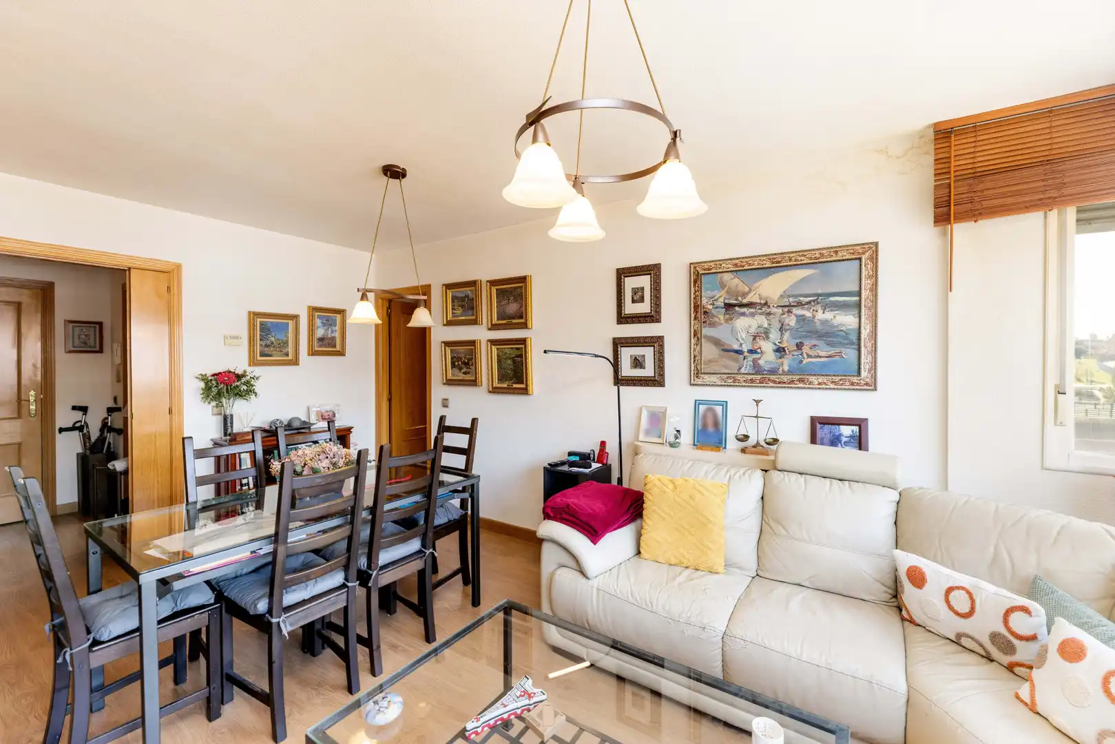 Sala d'estar de Àtic en venda en Las Rozas de Madrid amb Aire condicionat, Calefacció i Terrassa