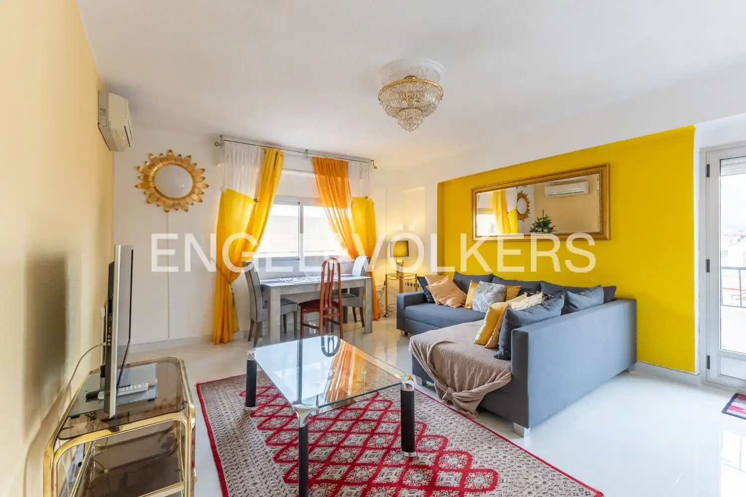 Living room of Flat for rent in Canet d'En Berenguer  with Air Conditioner, Heating and Furnished