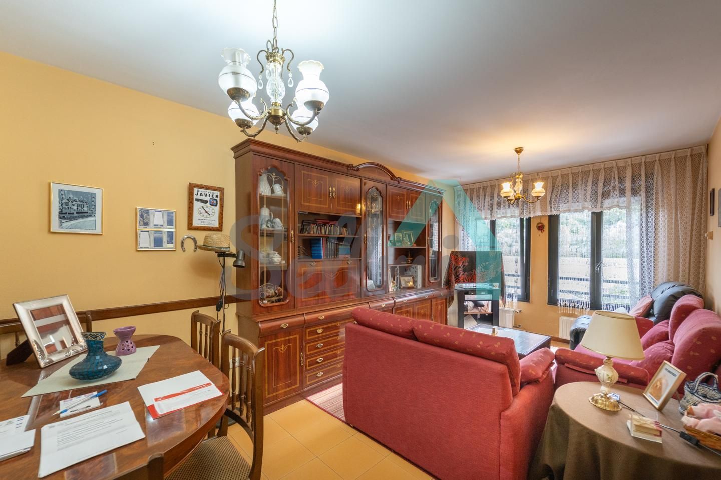 Living room of Planta baja for sale in Laviana  with Heating, Terrace and Storage room