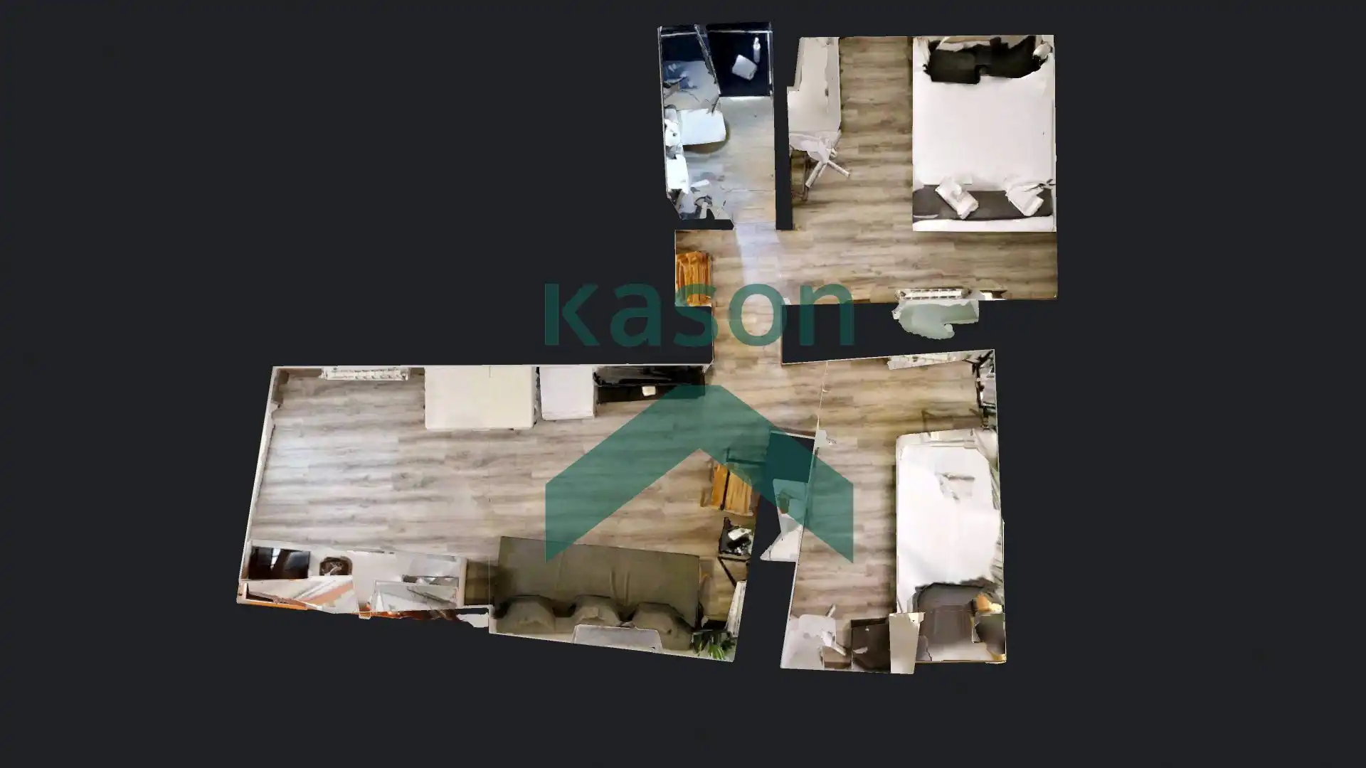 Bedroom of Flat for sale in Madrid  with Air Conditioner, Heating and Furnished