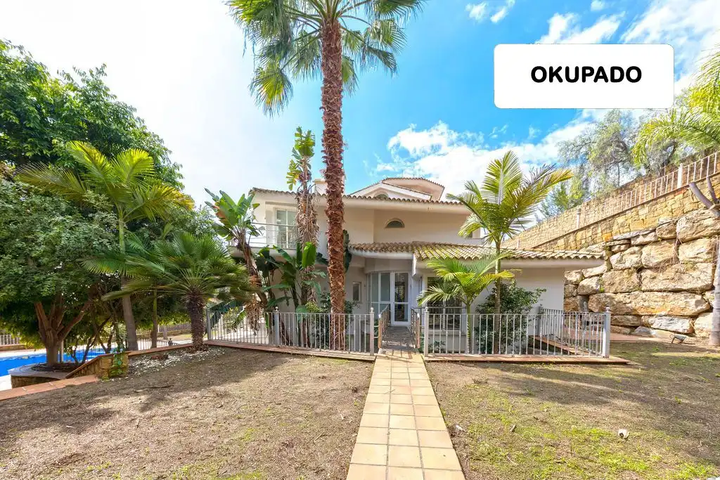 Vista exterior de Casa o chalet en venta en Benahavís con Aire acondicionado, Calefacción y Jardín privado