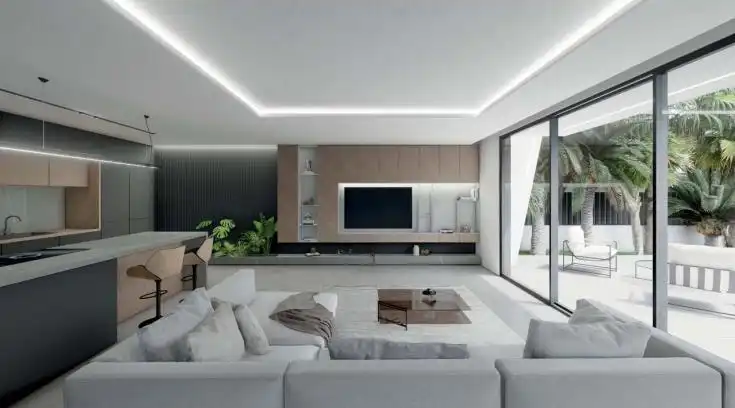 Sala de estar de Casa o chalet en venta en Cullera con Aire acondicionado, Jardín privado y Terraza