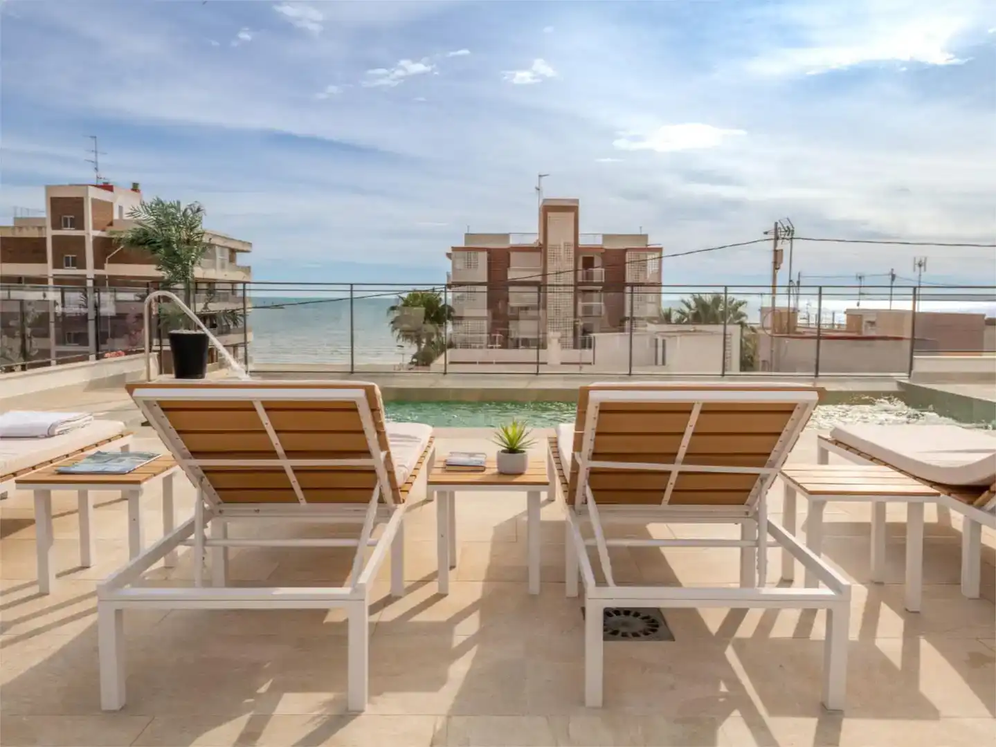 Terrace of Commercial properties for sale in Santa Pola  with Air Conditioner