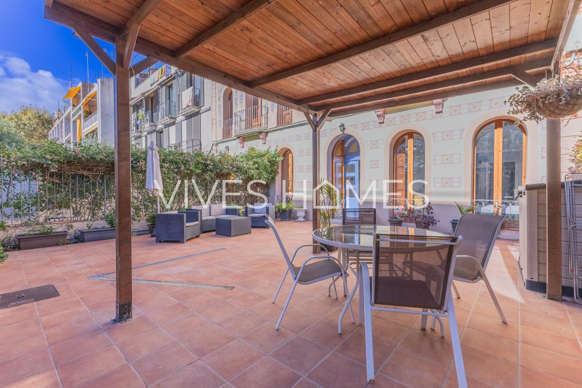 Terrace of Apartment for sale in Caldes d'Estrac  with Air Conditioner, Heating and Private garden