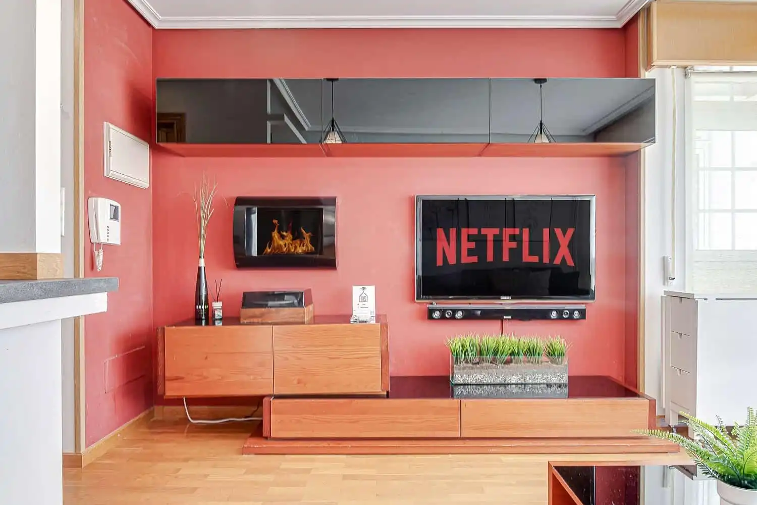 Living room of Flat for sale in A Coruña Capital   with Air Conditioner and Storage room