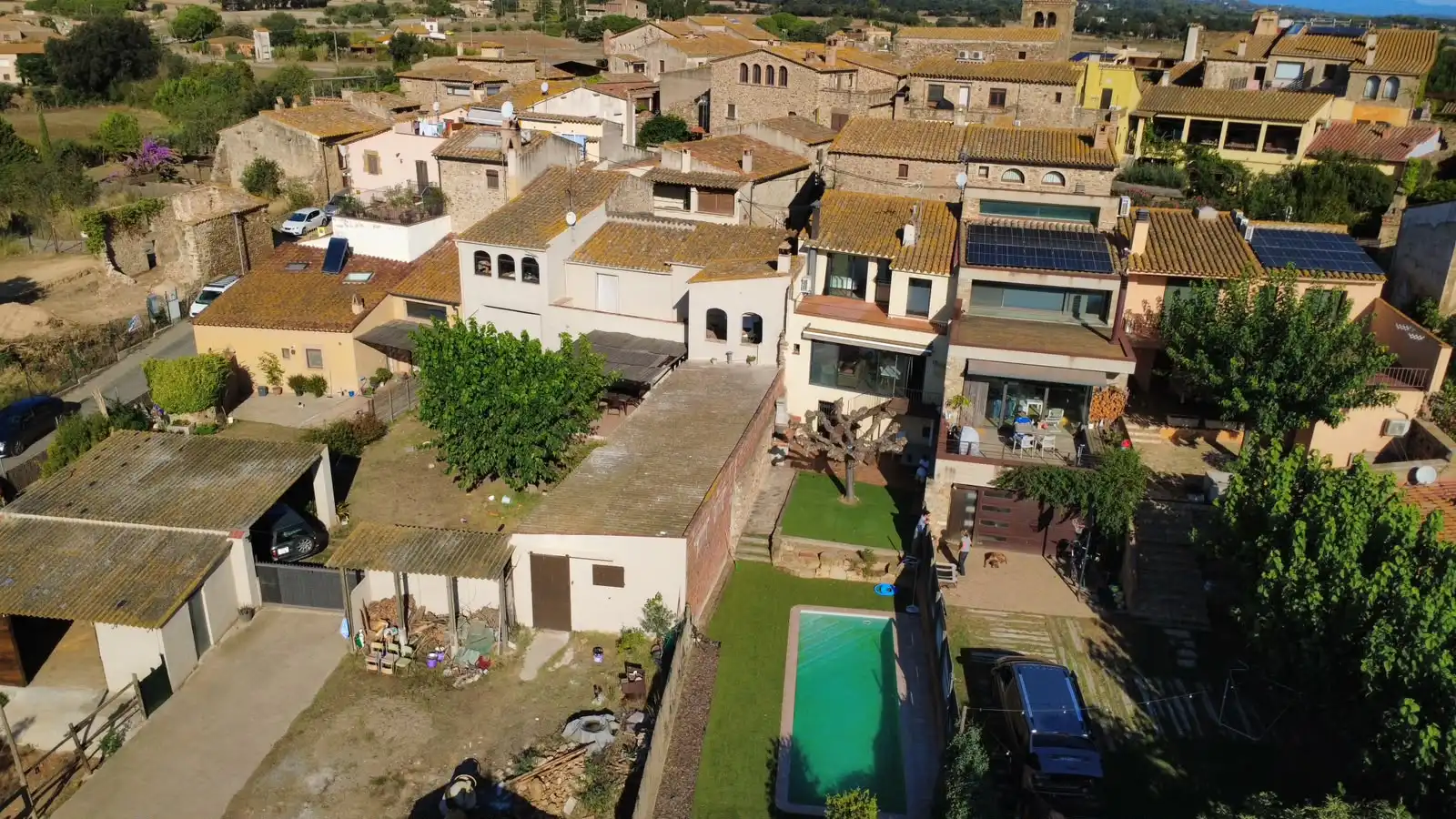 Exterior view of Country homes for sale in Corçà  with Air Conditioner, Heating and Private garden