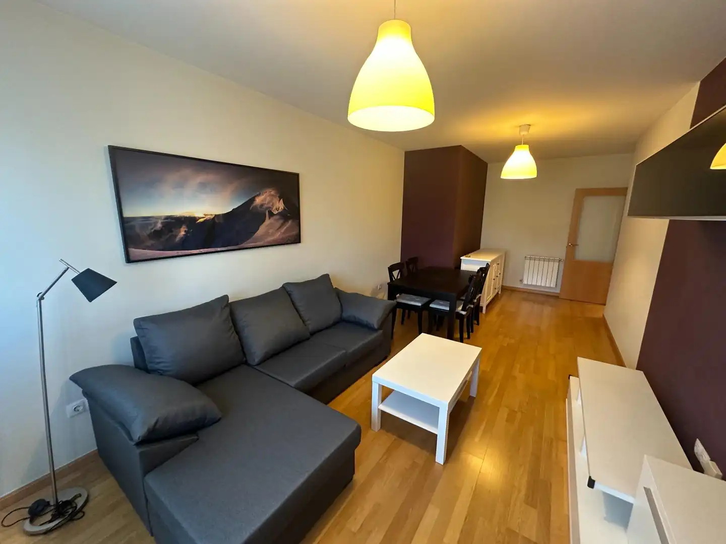 Living room of Flat for rent in Burgos  with Heating, Storage room and Furnished