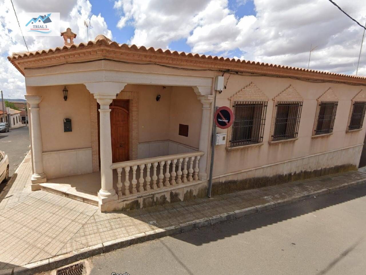 Exterior view of House or chalet for sale in Bolaños de Calatrava  with Private garden