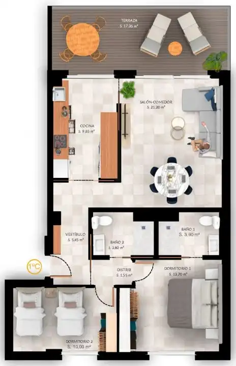Apartament amb piscina en venda a Balcón de Finestrat - Terra Marina, imagen 21