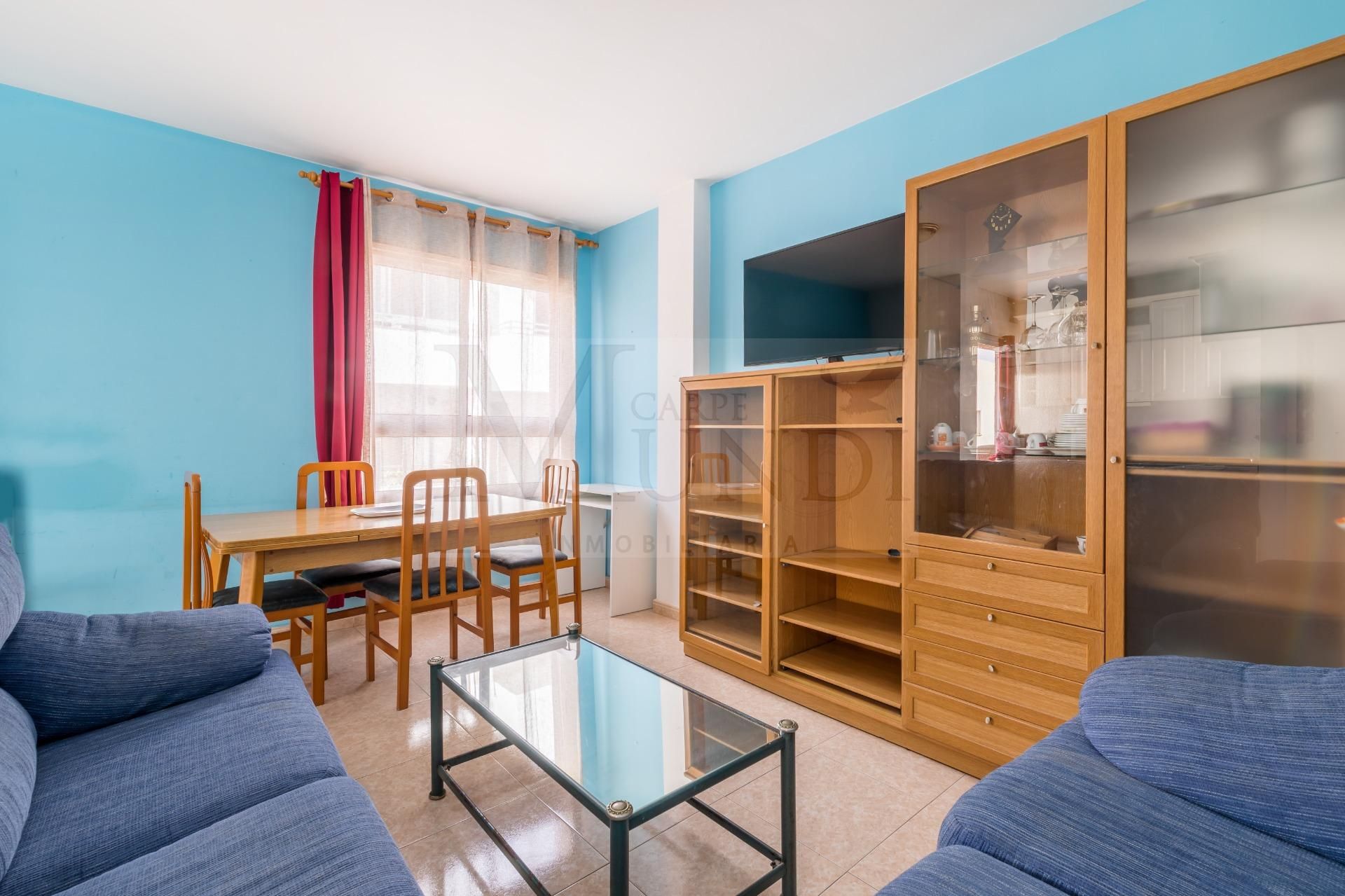 Living room of Flat for sale in La Oliva  with Heating, Terrace and Storage room