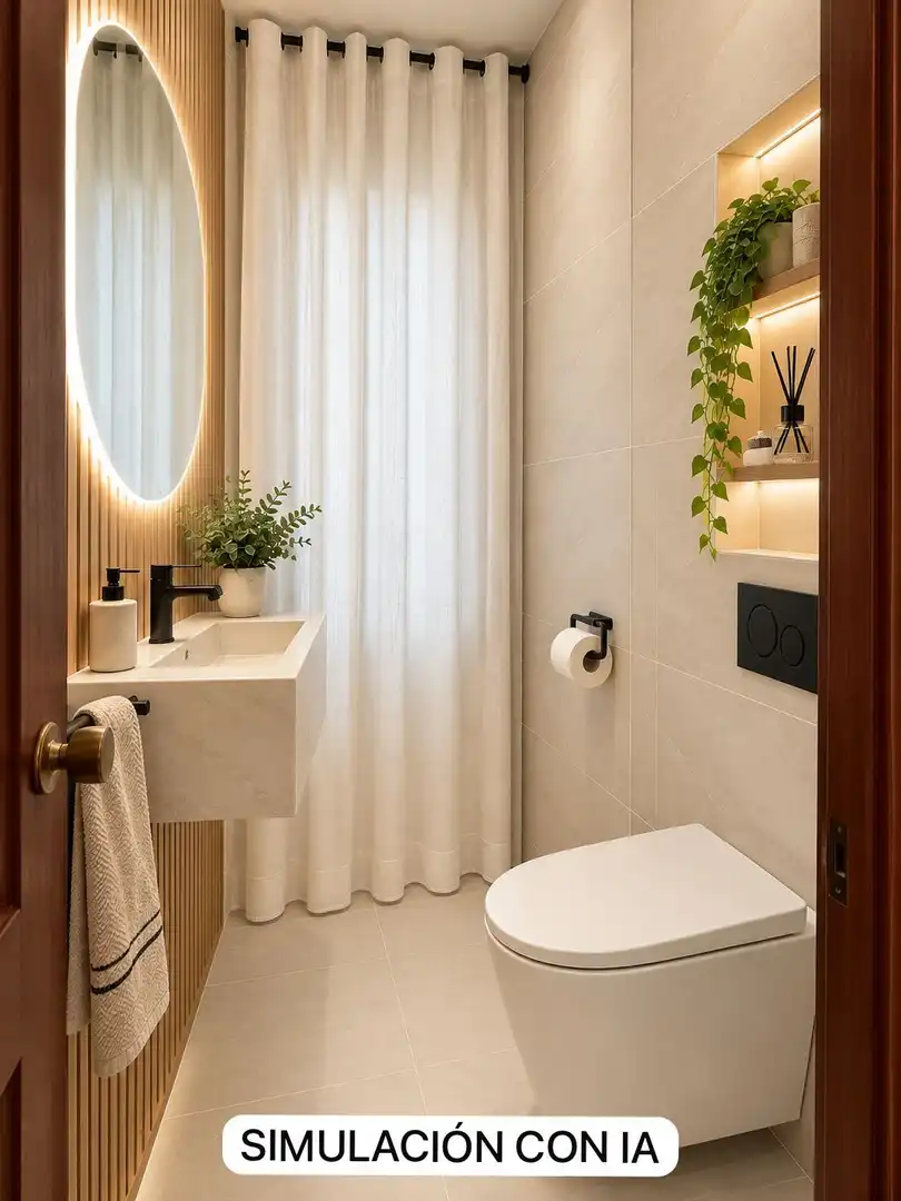 Badezimmer von Wohnung zum Verkauf in Madrid mit Heizung und Terrasse