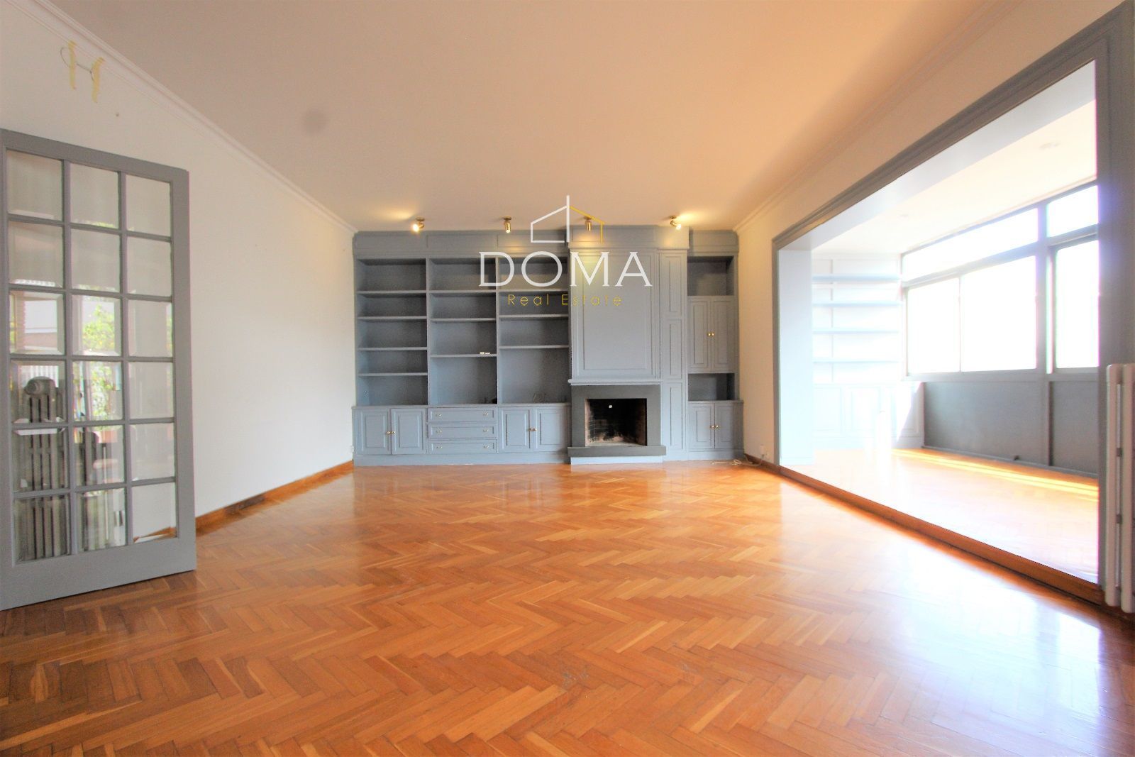 Sala d'estar de Pis de lloguer en  Barcelona Capital amb Aire condicionat, Calefacció i Parquet