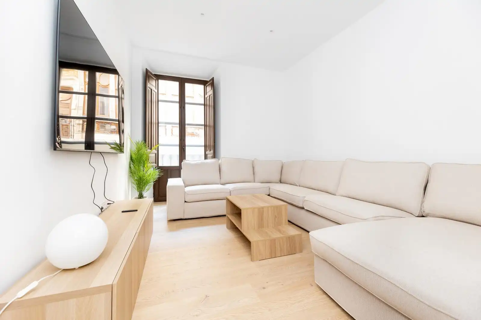 Sala de estar de Piso de alquiler en Granada con Aire acondicionado, Calefacción y Parquet