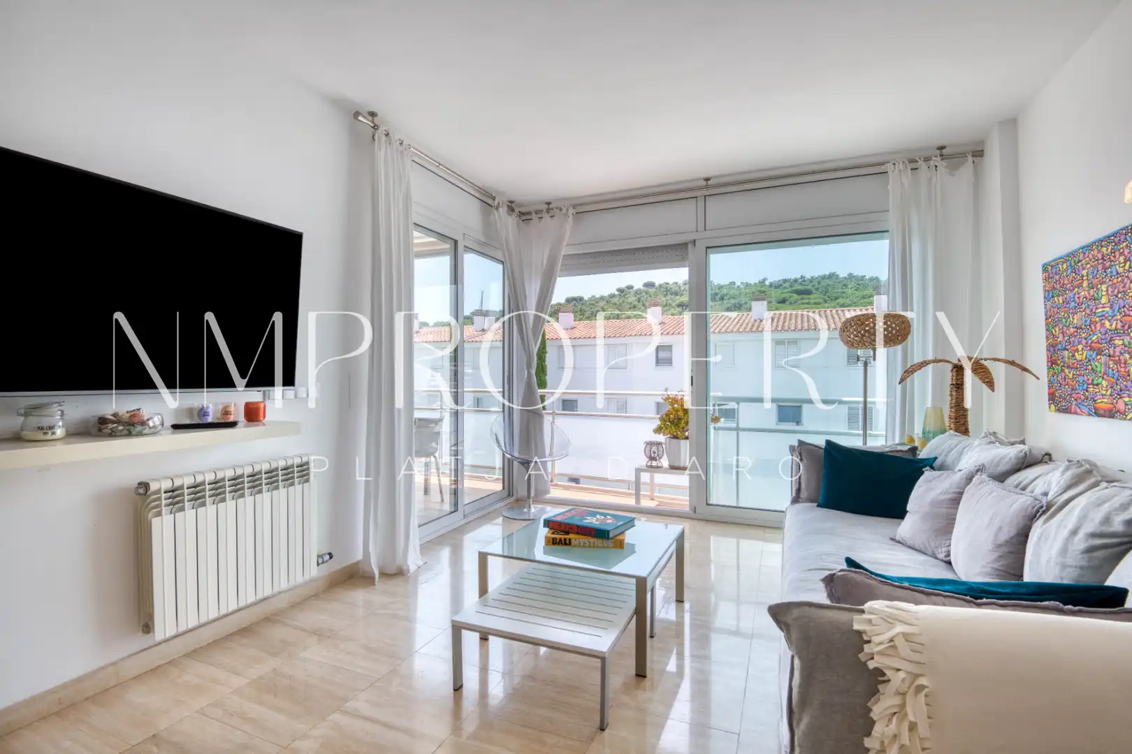 Living room of Flat for sale in Castell d'Aro, Platja d'Aro i s'Agaró  with Heating, Terrace and Storage room