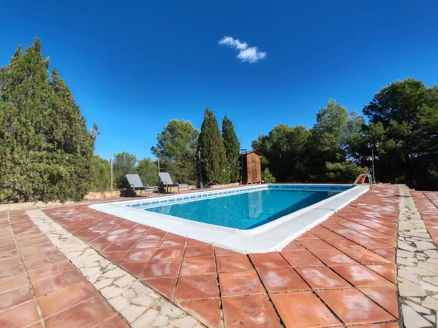 Piscina de Casa adosada en venta en Castellón de la Plana / Castelló de la Plana con Calefacción, Jardín privado y Terraza