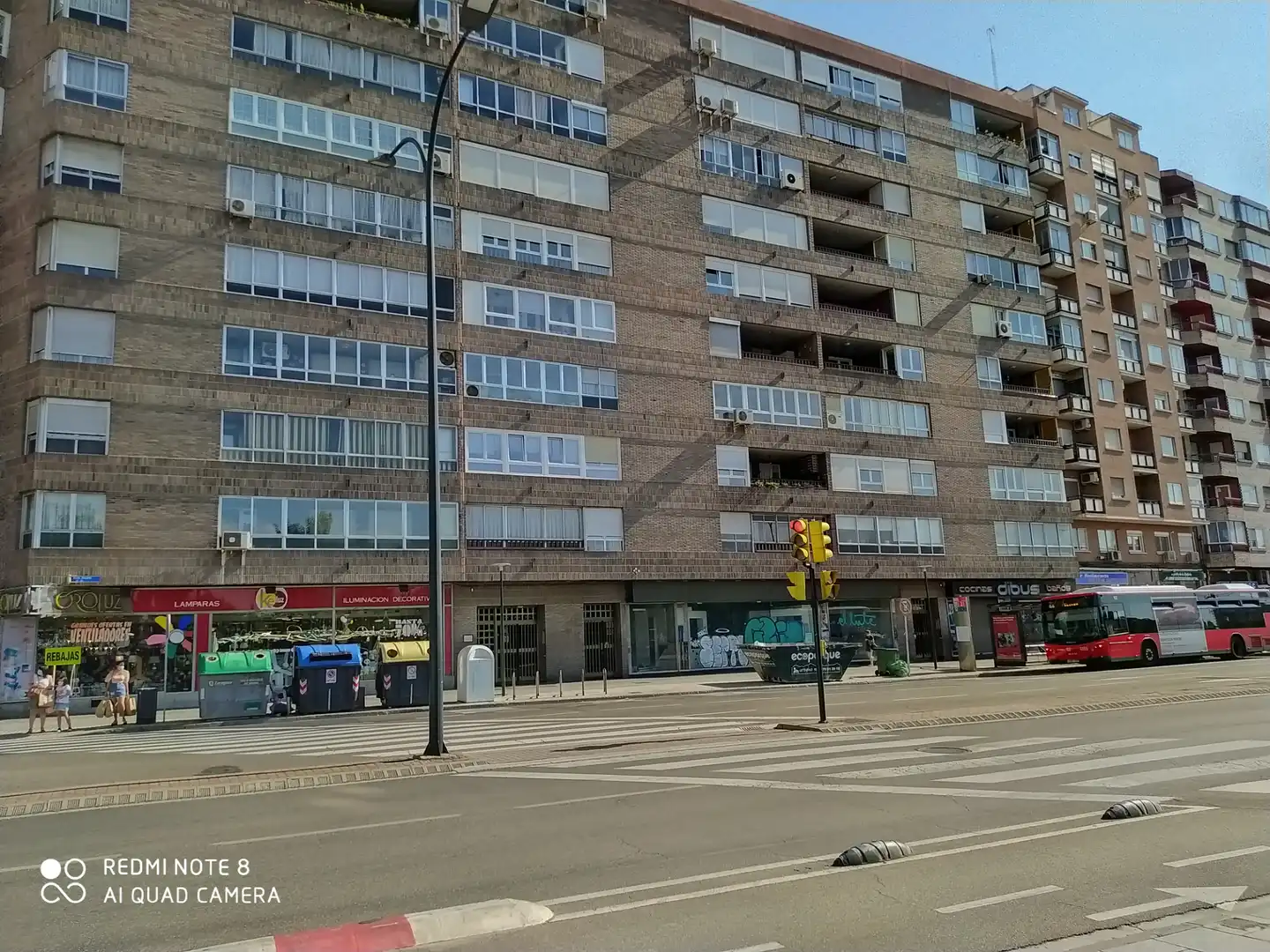 Exterior view of Flat for sale in Zaragoza  with Air Conditioner, Heating and Parquet flooring