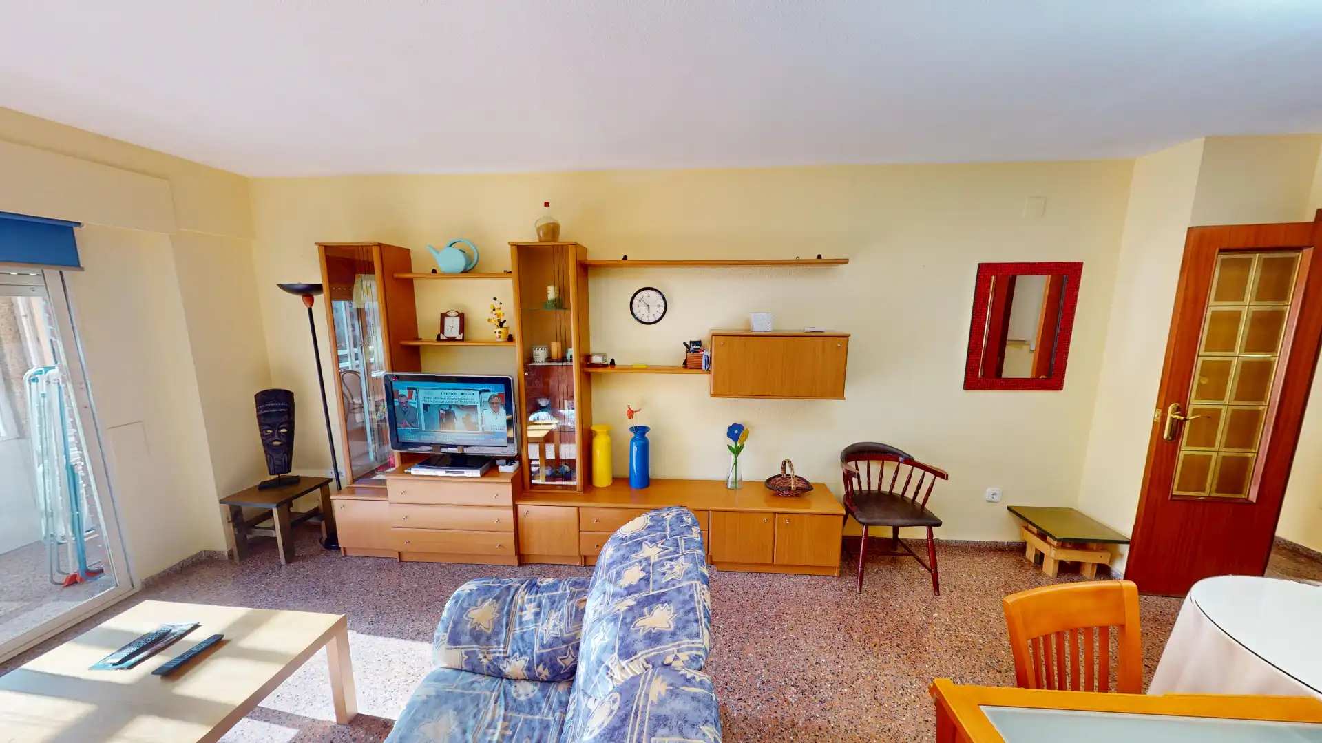 Wohnzimmer von Wohnung zum Verkauf in Alicante / Alacant mit Klimaanlage und Balkon