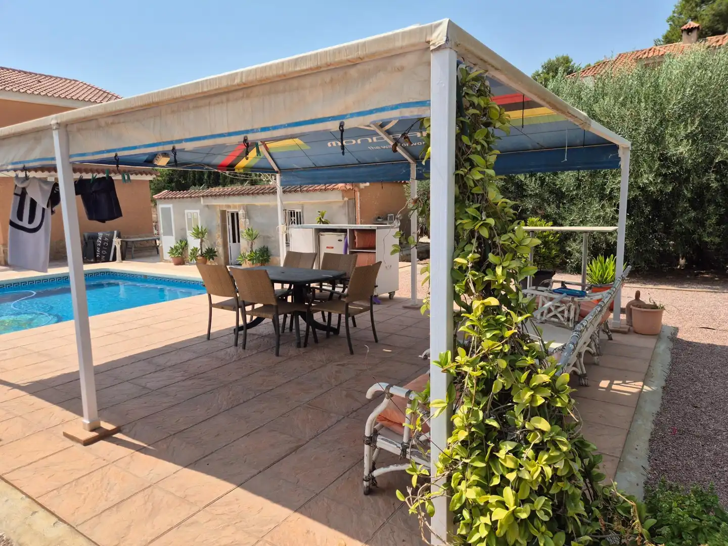 Terraza de Casa o chalet en venta en Aspe con Aire acondicionado, Calefacción y Jardín privado
