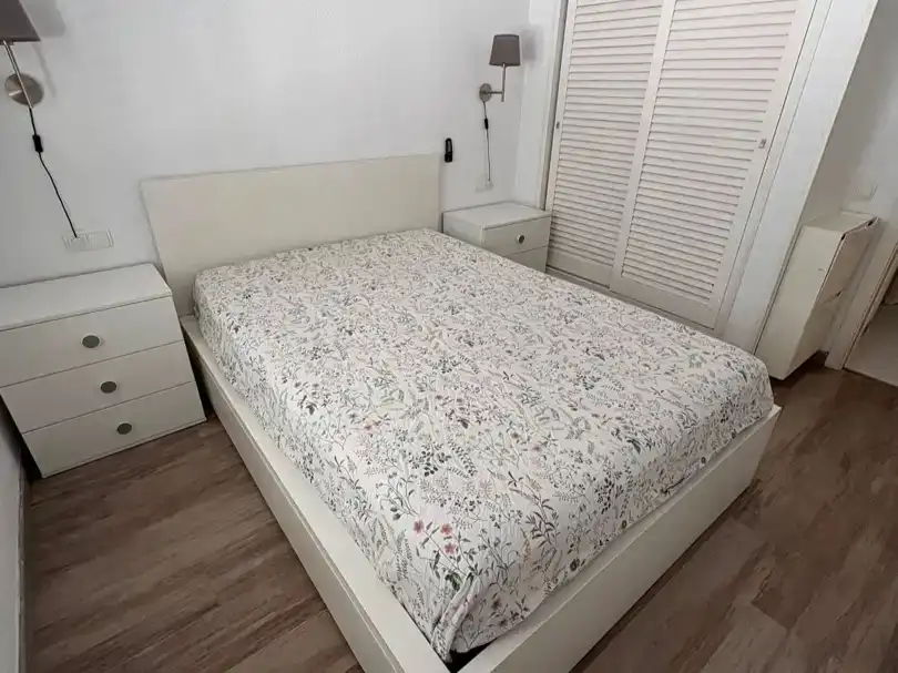 Bedroom of Flat for rent in Sant Josep de sa Talaia  with Air Conditioner, Private garden and Furnished