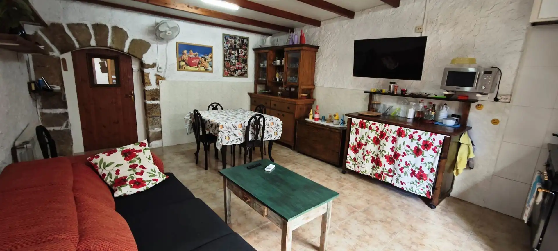 Sala d'estar de Casa adosada en venda en Riba-roja d'Ebre amb Aire condicionat, Calefacció i Terrassa