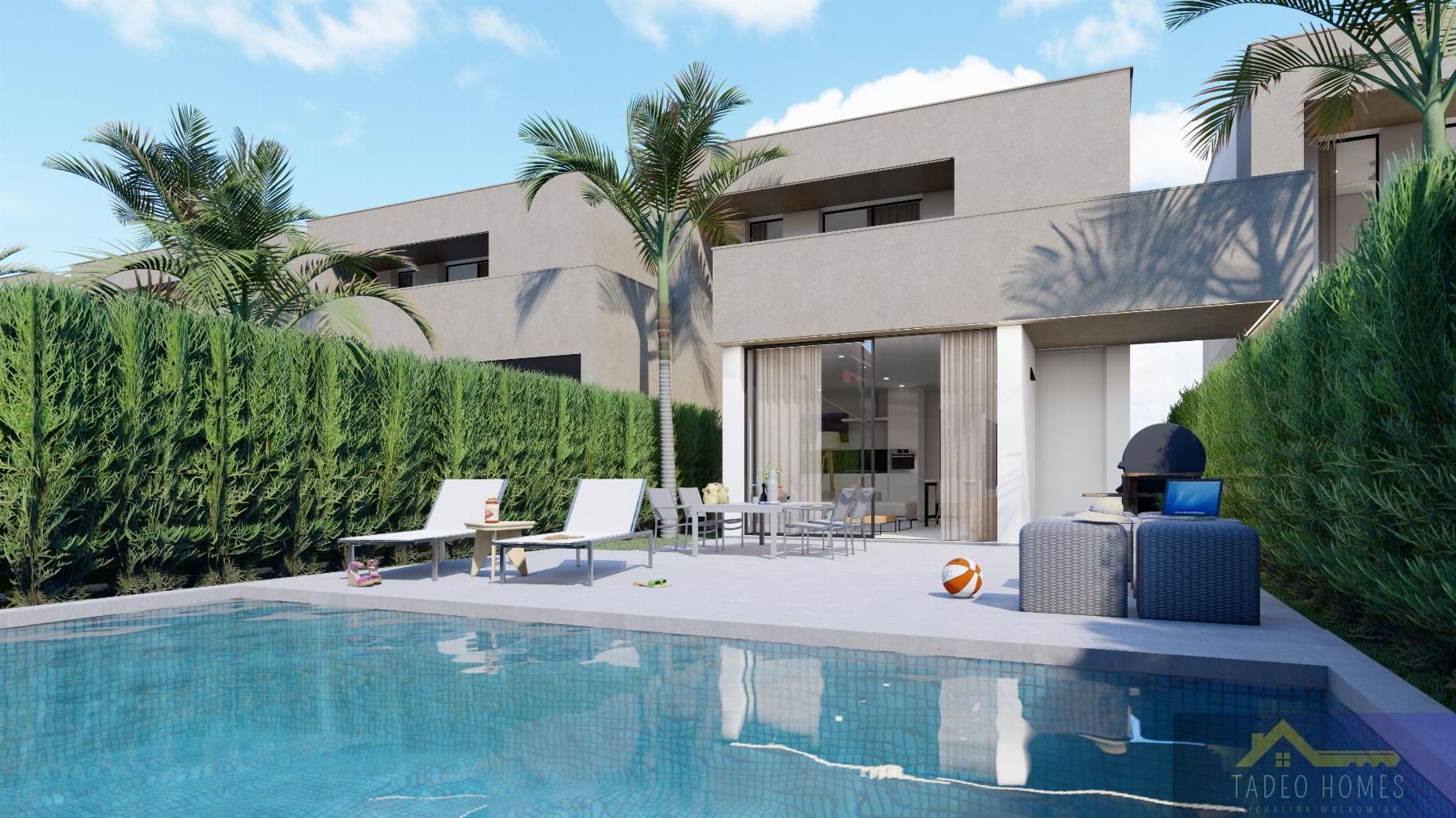 Swimming pool of House or chalet for sale in Cartagena  with Air Conditioner, Heating and Terrace