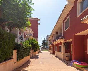 Exterior view of Single-family semi-detached for sale in Santa Pola  with Air Conditioner, Terrace and Balcony