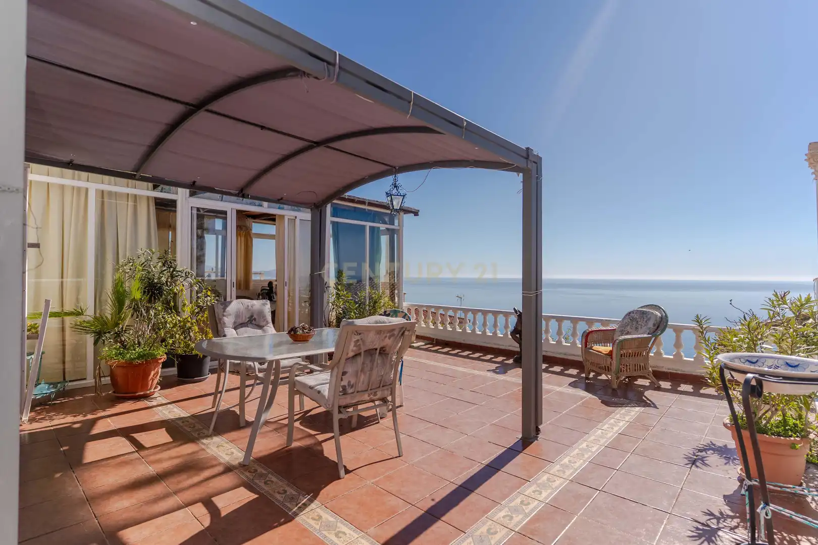 Terraza de Casa o chalet en venta en Salobreña con Aire acondicionado, Jardín privado y Piscina