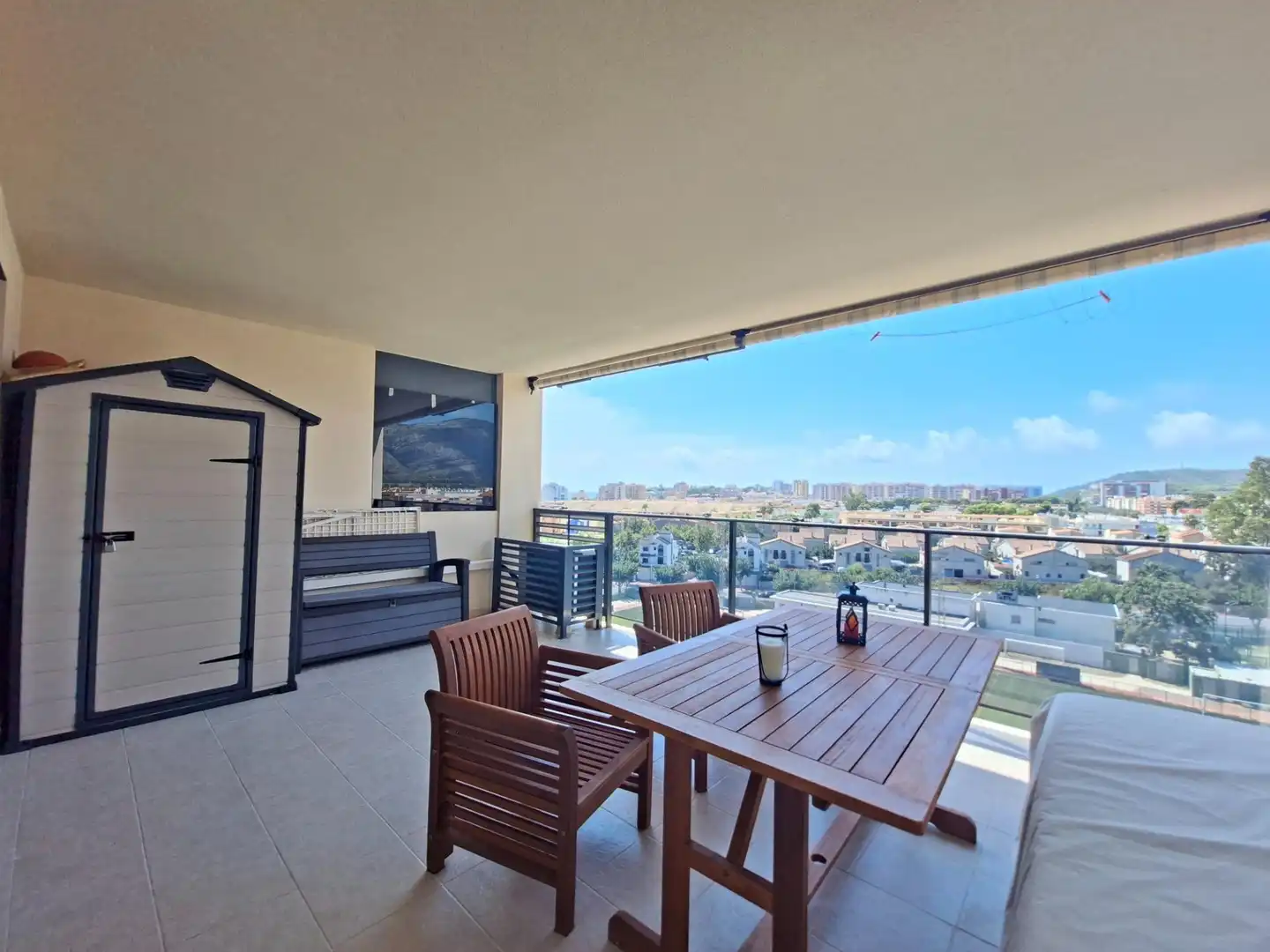 Terraza de Apartamento en venta en Oropesa del Mar / Orpesa con Aire acondicionado, Terraza y Amueblado