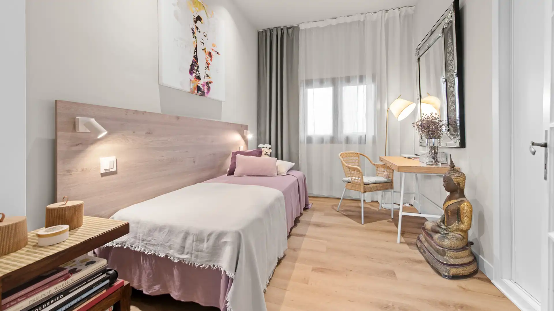 Schlafzimmer von Haus oder Chalet zum Verkauf in  Palma de Mallorca mit Klimaanlage, Heizung und Terrasse
