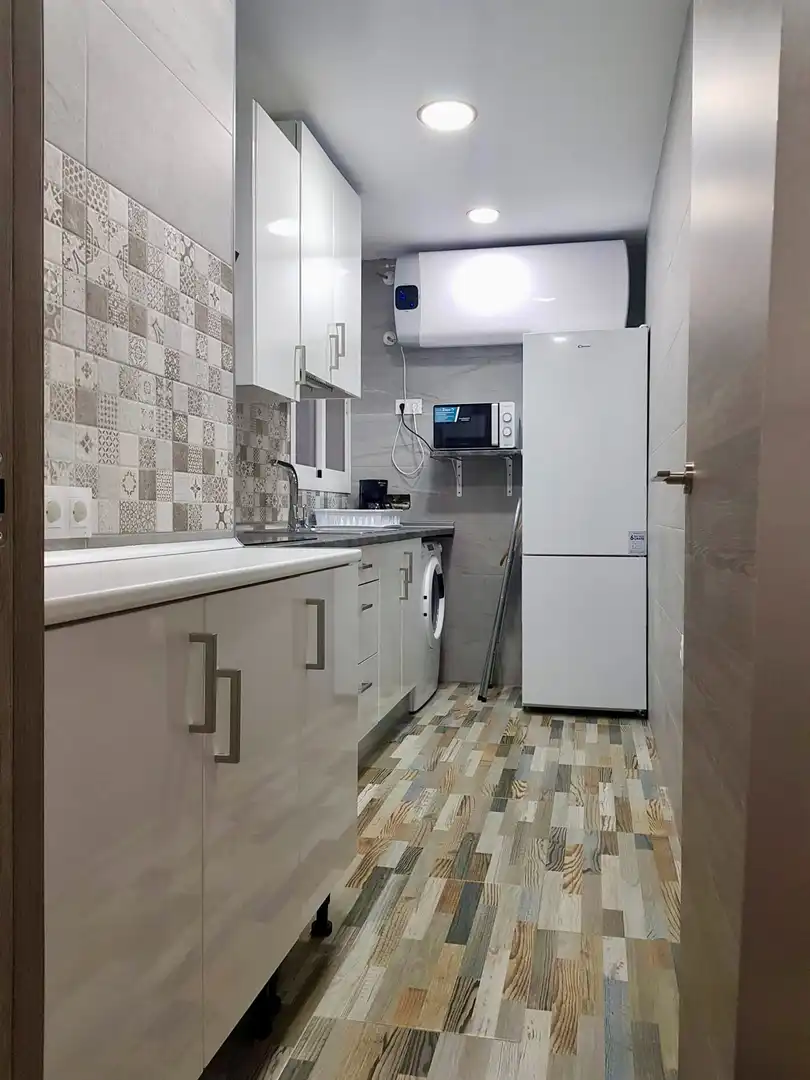 Cocina de Piso en venta en Málaga con Aire acondicionado y Amueblado