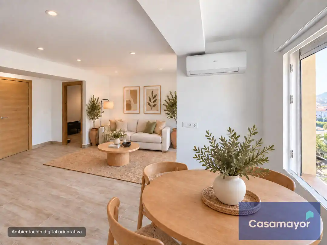 Living room of Flat for rent in Alicante / Alacant  with Air Conditioner, Heating and Terrace
