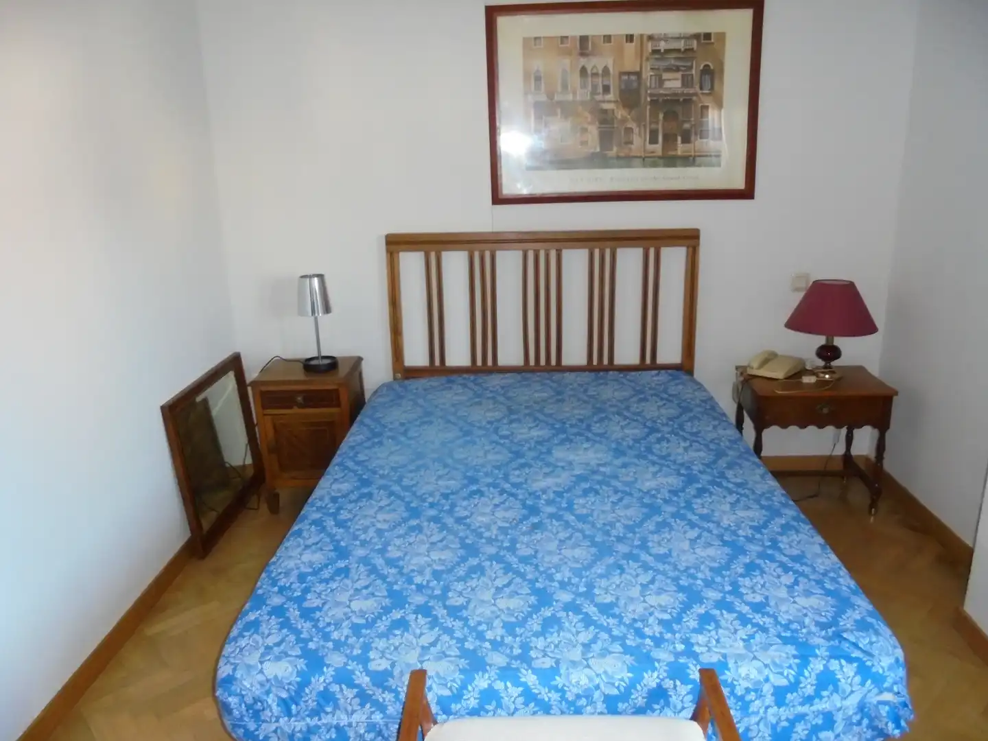 Bedroom of Flat for rent in Madrid  with Air Conditioner, Heating and Parquet flooring