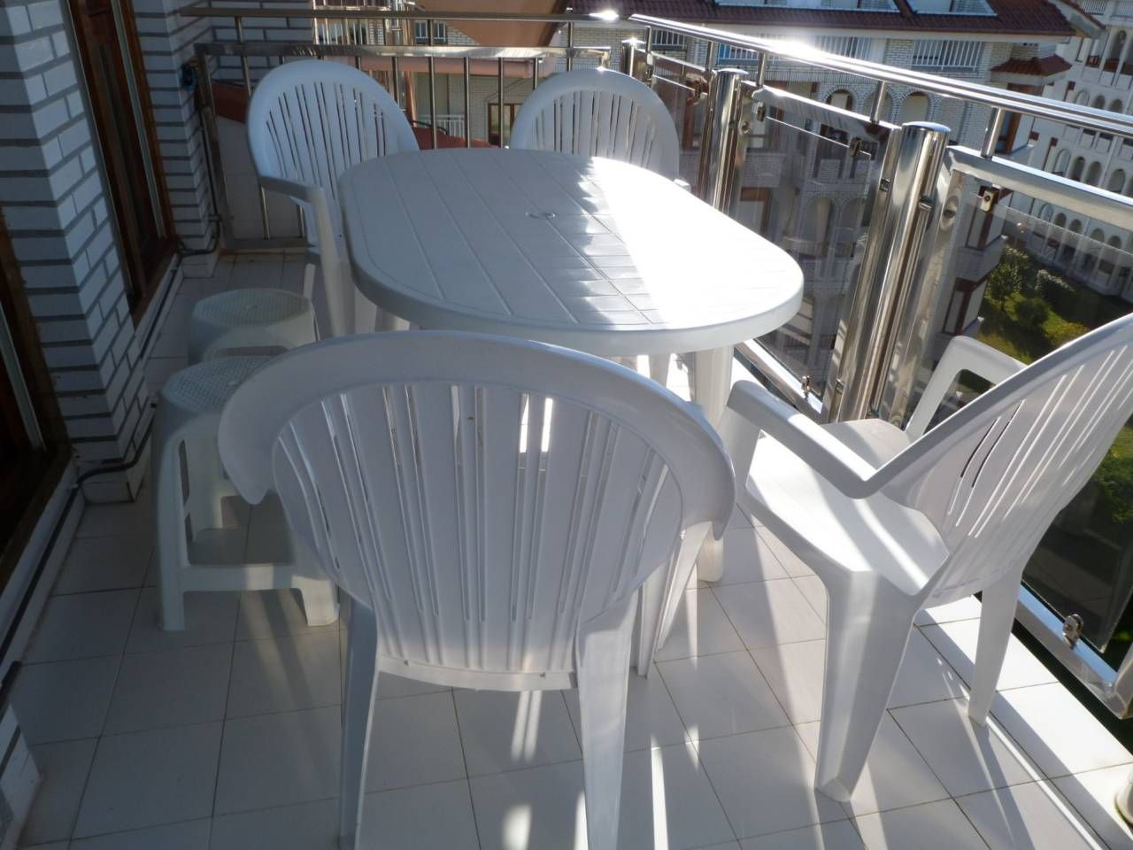 Terrassa de Apartament de lloguer en Noja amb Calefacció, Terrassa i Moblat