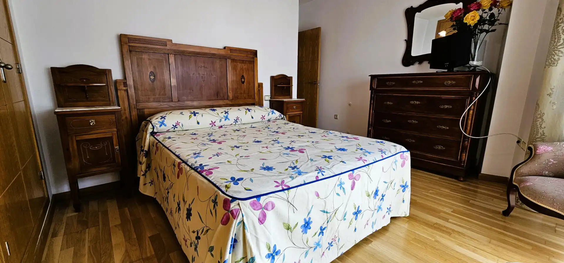 Bedroom of Flat for sale in Totana  with Air Conditioner, Parquet flooring and Storage room