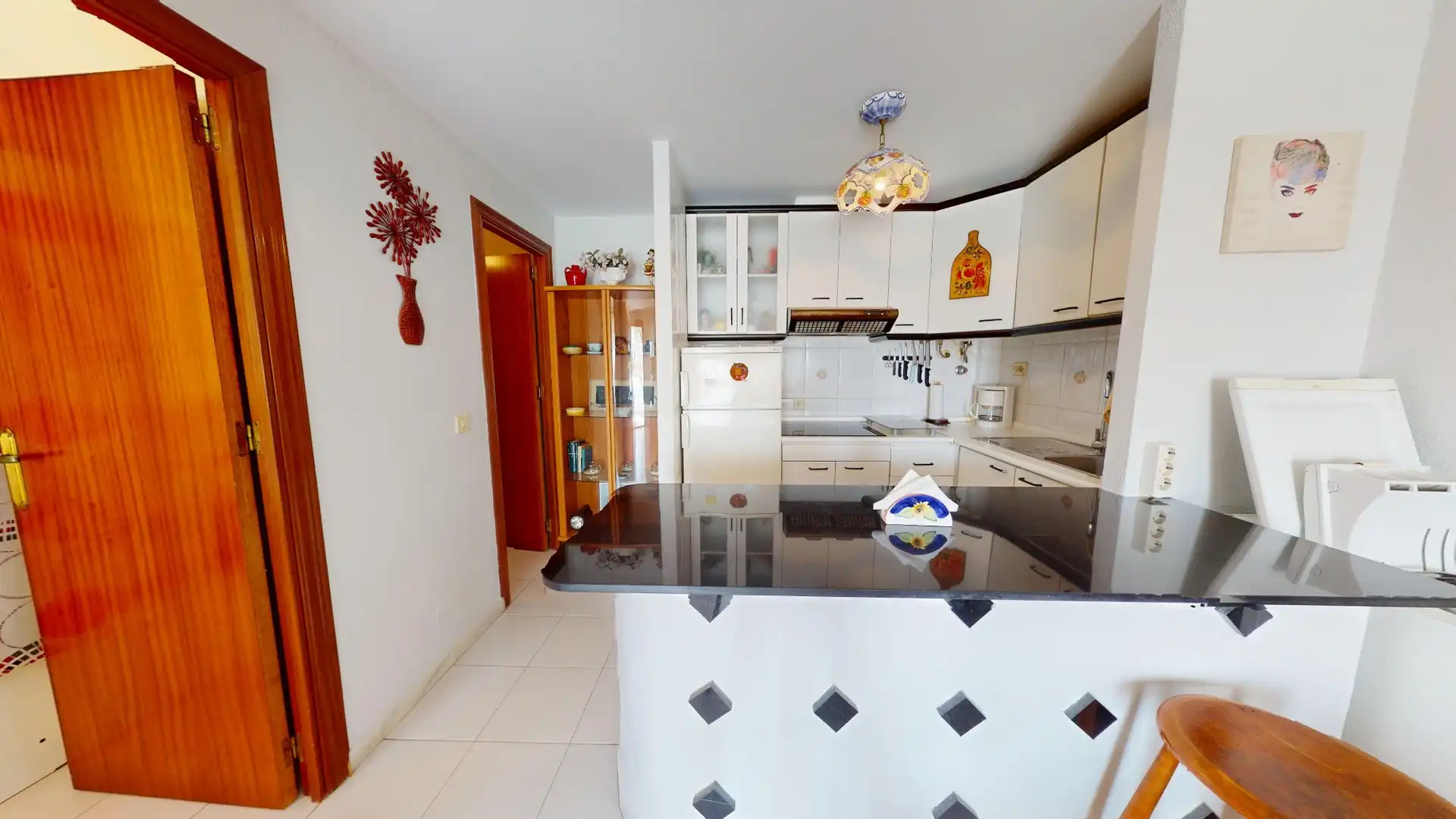 Cuina de Casa o xalet en venda en San Javier amb Jardí privat, Terrassa i Traster