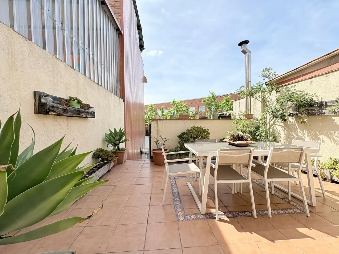 Terrassa de Casa adosada en venda en Sabadell amb Aire condicionat, Calefacció i Terrassa