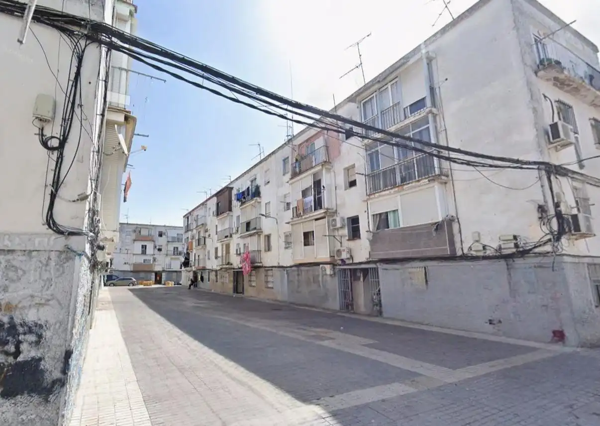 Vista exterior de Piso en venta en San Juan de Aznalfarache