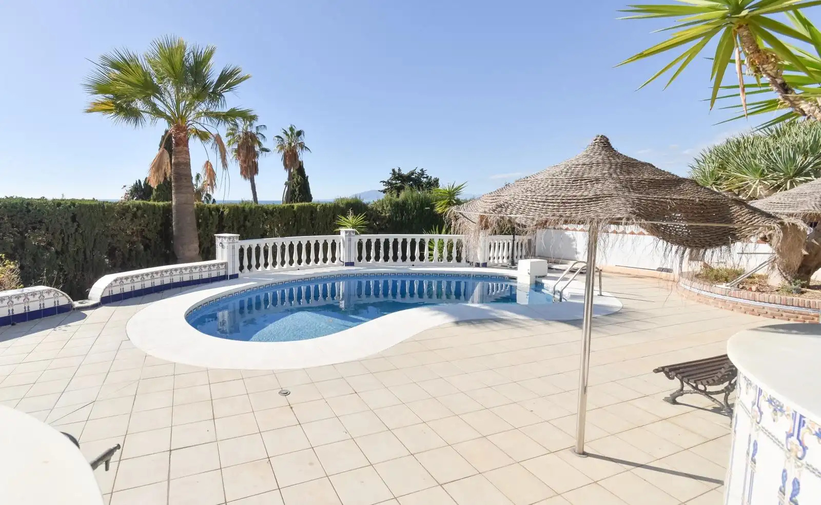 Piscina de Casa o chalet de alquiler en Rincón de la Victoria con Aire acondicionado, Calefacción y Jardín privado