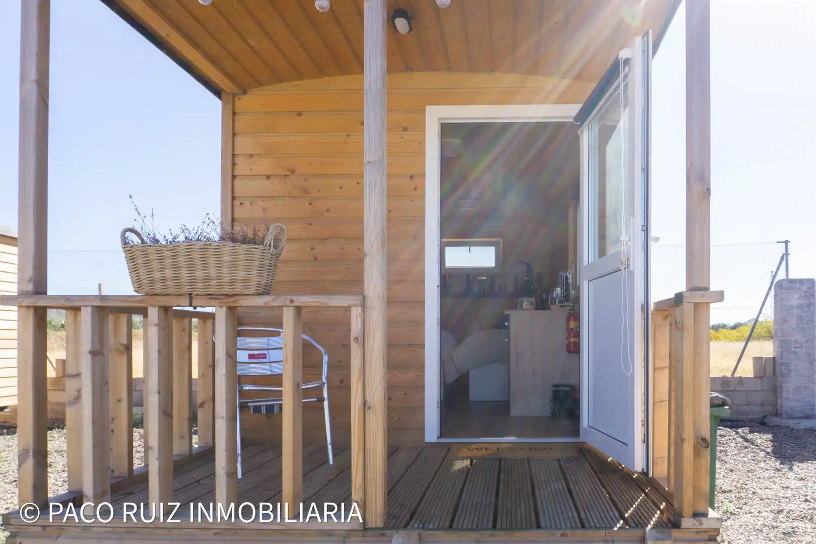 Terraza de Finca rústica en venta en Tabernas con Aire acondicionado, Jardín privado y Terraza