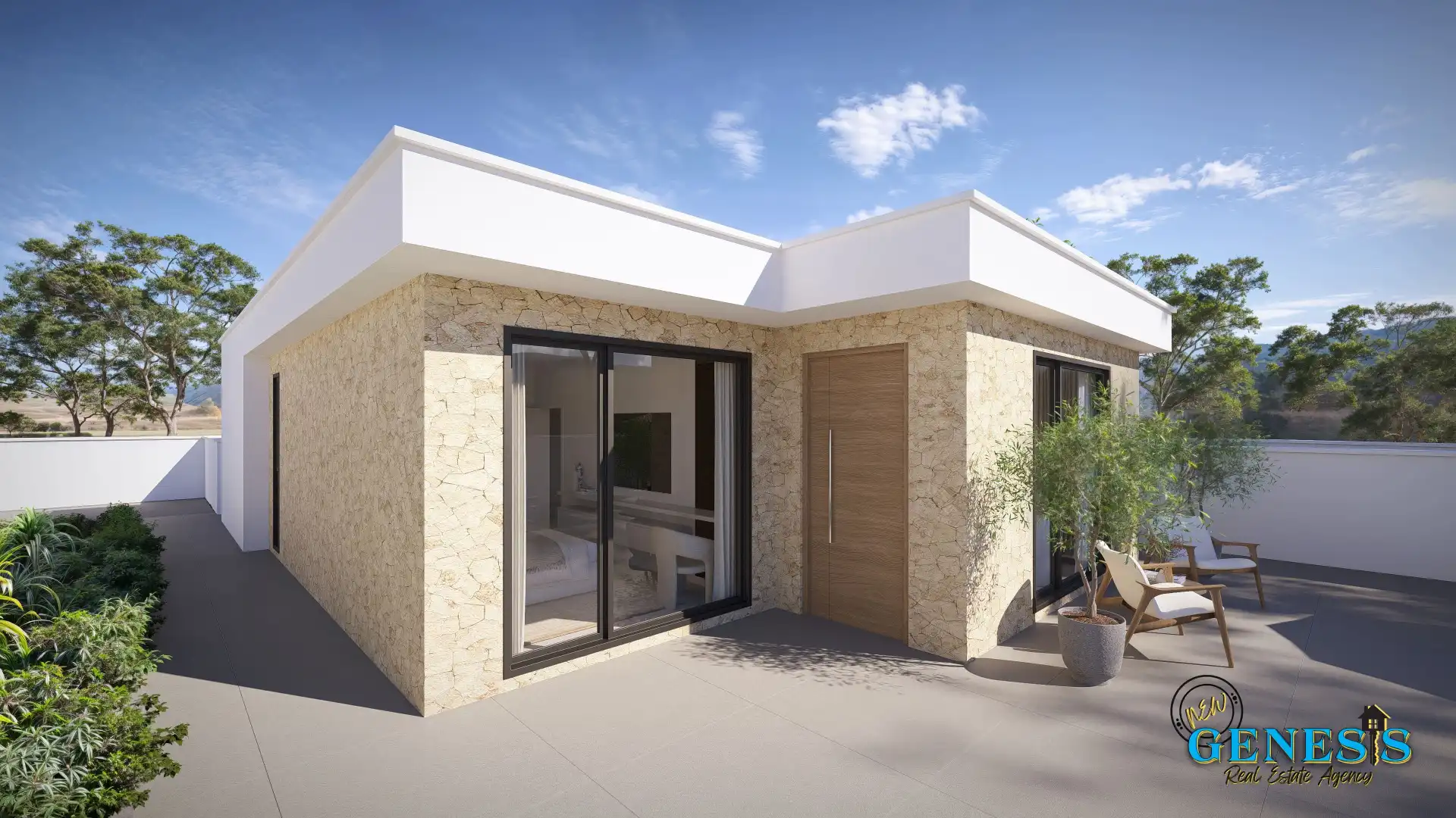 Vista exterior de Casa o chalet en venta en Abanilla con Aire acondicionado, Jardín privado y Terraza