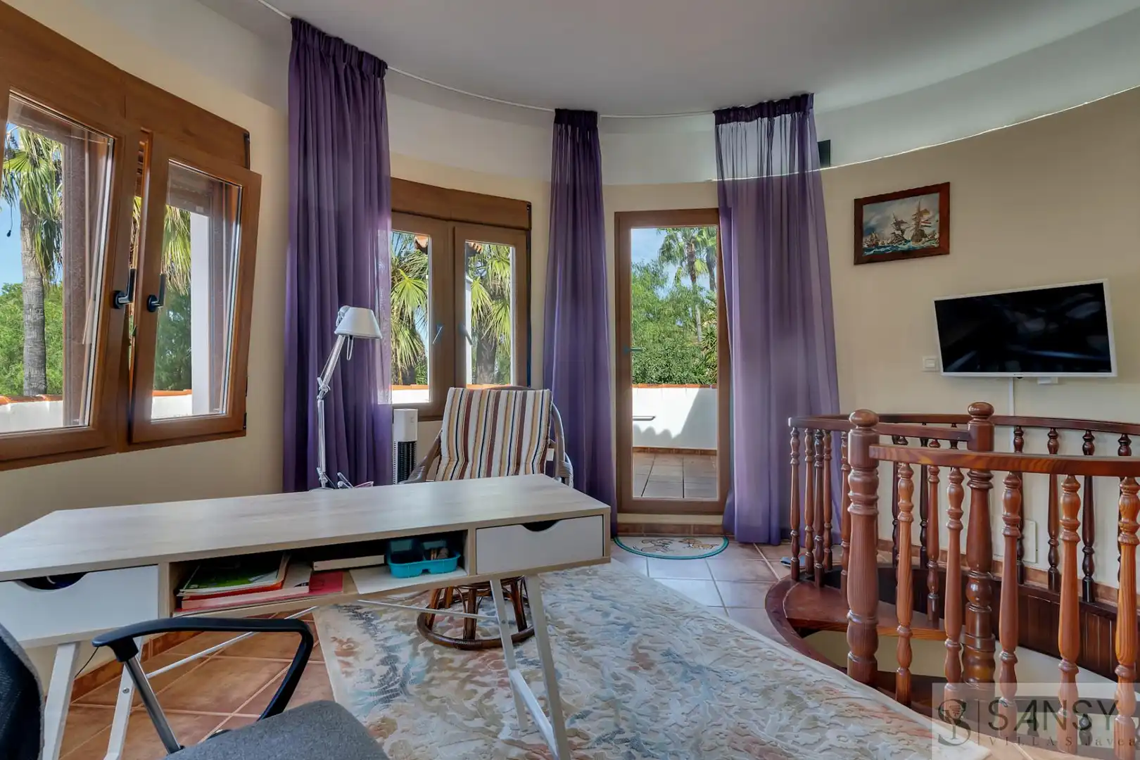 Sala de estar de Casa o chalet en venta en Dénia con Aire acondicionado y Piscina